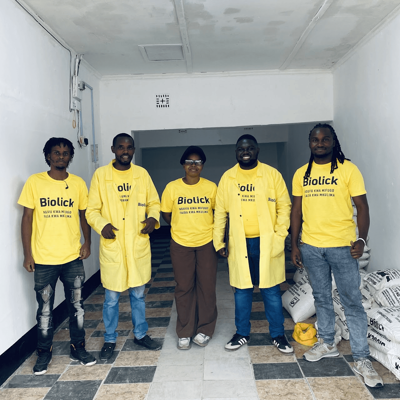 The Biolick team - dedicated to empowering Kenya's livestock farmers